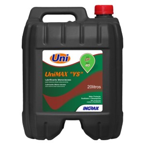 (BDE 20LT) INGRAX UNIMAX YS CF 40 MINERAL P/ MOTOR A DIESEL ESTACIONÁRIO E ENGRENAGENS DE TRANSMISSÃO