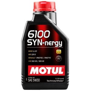 (LITRO) MOTUL 6100 SYN-NERGY 5W30 SL SINT