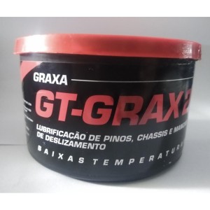 (500GR) GT-OIL GRAXA CHASSI 2 - NLGI2 CASTANHA - SUPORTA ATÉ 70ºC