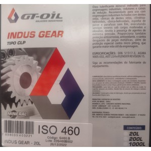 (BDE 20LT) GT-OIL GEAR 460 MINERAL
