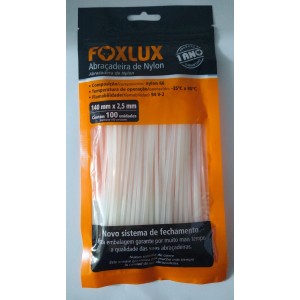 PACOTE C/ 100UN ABRAÇADEIRA DE NYLON 140MM